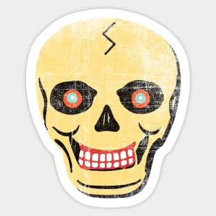 Vintage Skull Sticker